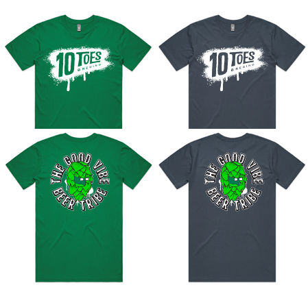 10 Toes Hop Dude tees 2023