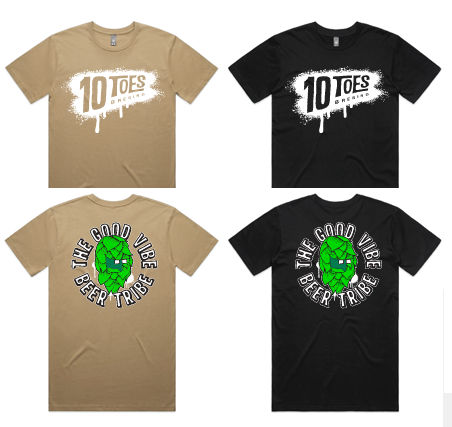 10 Toes Hop Dude tees 2023b