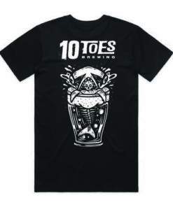 10 Toes Shark in a Glass BACK