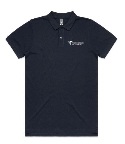 Pacific Crown Embroidered Mens polo