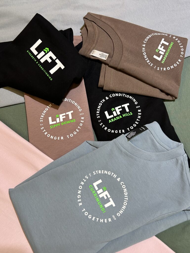 lift branded tees