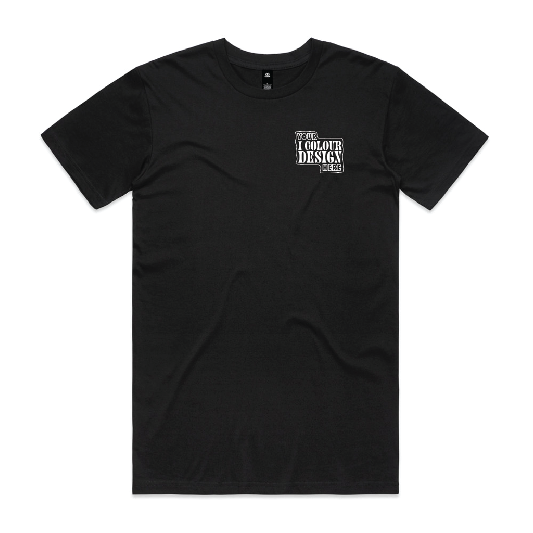 1 colour mock front